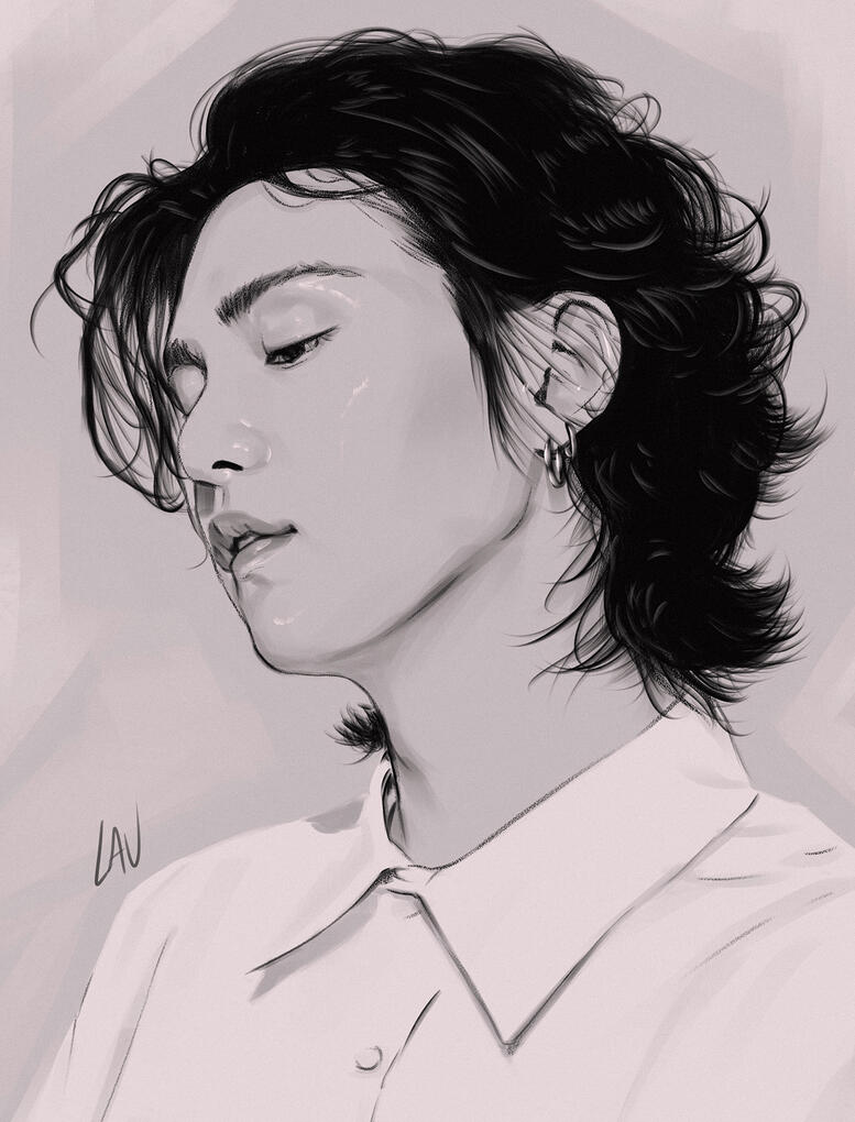 Long hair Suga