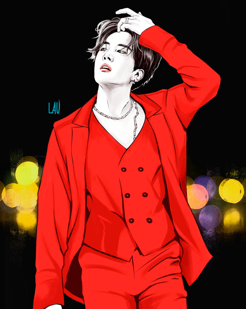 Gentleman in red