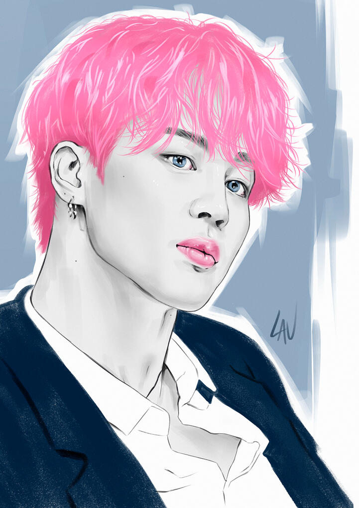 Pink hair